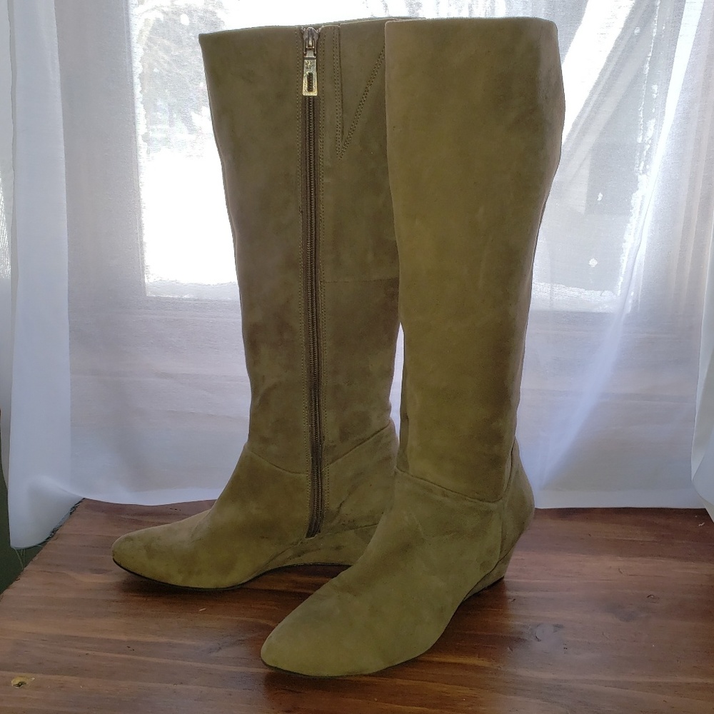 ❤ Marc Fisher | Suede Wedge Boots